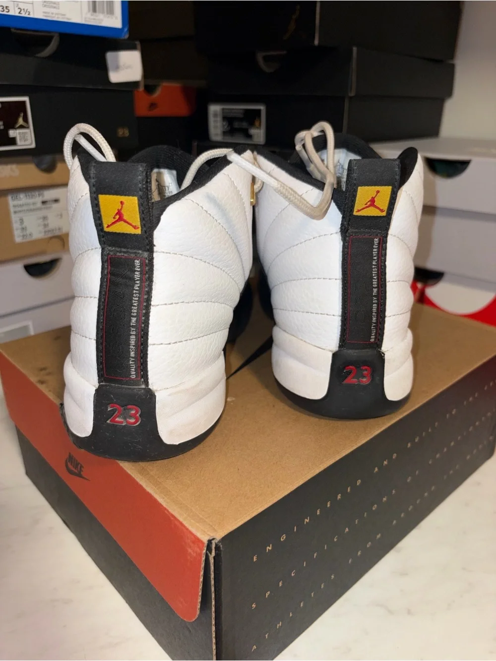 Jordan Kids' White and Black High-Top Sneakers